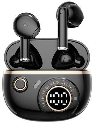 The new true wireless Bluetooth headphones feature noise-cancelling, semi-in-ear gaming, sports, music, high appearance level, retro style and long battery life