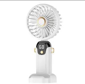 2025 New handheld folding mini fan, mini mini cooling air conditioner, office desktop electric fan, portable