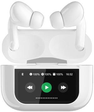 Huaqiangbei screed Bluetooth headphones with ANC active noise cancellation, 21 languages, Bluetooth 5.4 touch screen, ultra-long battery life, cross-border