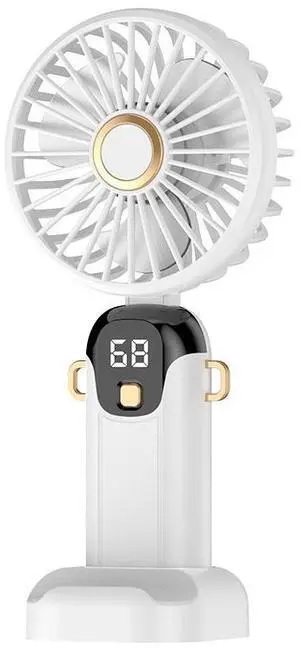 2025 New handheld folding mini fan, mini mini cooling air conditioner, office desktop electric fan, portable