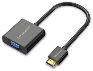 Factory direct sales hdmi to vga converter with audio power supply high-definition adapter hdmi to vga