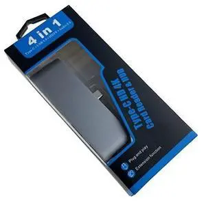 Type-C hub docking Station Four-in-one TYPE-C to USB3.0+HDMI+AUDIO3.5+PD
Docking station