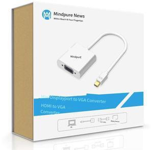 Luxun Minidp to vga Mini DP to VGA Notebook Monitor high-definition converter connection cable