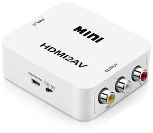 hdmi to av audio and video converter, hdmi to av Small white box mini HDMI2AV