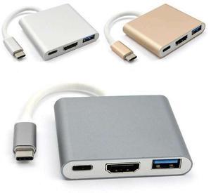 TYPE-C docking station to PD fast charging +HDMI 4K+USB3.0 factory direct sale three-in-one docking station