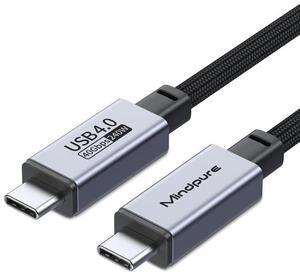 8k60hz 240w fast charging Thunderbolt 4 type-c male-to-male usb4 data cable, 1.2 meters