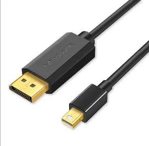 Luxun minidp to dp connection cable 4k high-definition notebook computer monitor bidirectional conversion Mini DP to DP 1.8 meters