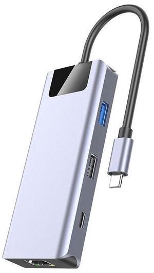 Cross-border private model type-c docking station, multi-functional interface docking station, USB Hub, compatible with macbook, iPad, TF in one