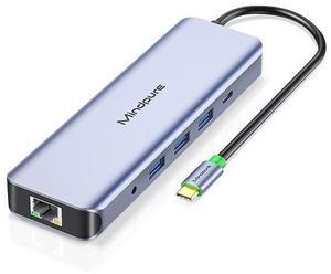 Cross-border type-c multi-functional docking station notebook computer macbook interface usb hub hub manufacturer