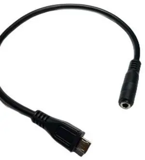 Audio cable 3.5 to micro-B adapter, Micro USB to 3.5mm female adapter, conversion cable, audio cable