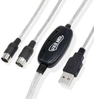 midi cable, usb, midi cable, music editing cable, MIDI to USB cable, electronic organ music cable, connection cable