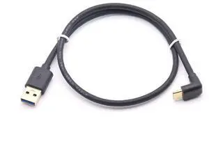 usb3.0 to Type-C 90-degree 3.0 data charging cable 3.0USBA revolving typec gold-plated elbow
