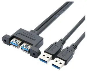 Wholesale usb extension cables 3.0, dual male and dual female data cables, digital electronic computer cover cables, ear cables, all included
