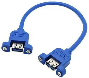 usb extension cable, USB3.0 master-to-female tape, ear strap, screw hole for fixing USB master-to-female data connection cable