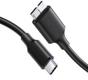 Type-C to MicroB portable hard drive cable, USB3.0, laptop, mobile phone, high-speed Type-C hard drive cable