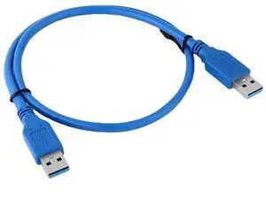 usb3.0 male-to-male usb bidirectional two-end A two-end portable hard drive enclosure data cable, dual-end usb cable copy cable