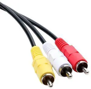 usb to 3RCA Lotus av cable, USB to 3rca set-top box audio and video cable, USB2.0 to 3RCA connection cable