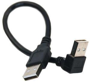 Up, down, left and right elbow USB2.0 male-to-male data cable, 90-degree side bend usb right-angle portable hard drive data cable