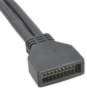 19P extension cable motherboard F-USB3.0 pin extension cable 19pin case front USB3.0 male to female extension