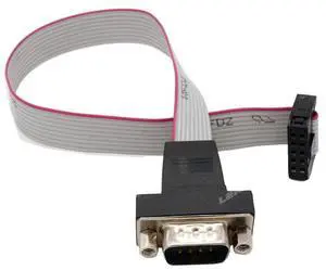 The actual factory baffle cable, industrial control motherboard dedicated com cable, 9p serial port cable, db9 revolution to 10IDC serial port cable, VGA