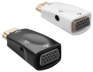 Factory stock HDTV to VGA with 3.5-audio high-definition transmission set-top box laptop video converter