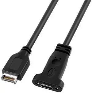 USB3.1Type-E to Type-C motherboard front panel Motherboard extension data, audio and video expansion cable