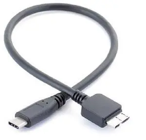 0.5-meter Type-C to micro portable hard drive data cable charger extension cable desktop laptop