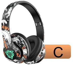 Bestseller P35 True wireless over-ear Bluetooth headphones, national trend graffiti call music, cross-border e-commerce exclusive supply manufacturer