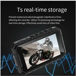 3-inch main unit +WiFi+ dual 1080P+GPS. Source factory motorcycle dashcam, high-definition 1080p waterproof night vision motorcycle dashcam