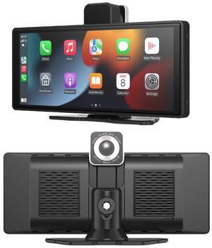 10.26-inch carplay in-car mp5 multimedia player auto screen projection dashcam with navigation 7-inch CARPLAY+ touchscreen + 4K front and 1K rear dual recording dashcam