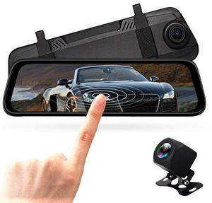 2K high-definition infrared night vision streaming media dashcam, full-screen parking monitoring, rearview mirror dashcam
10-inch 1296P dual streaming media lenses