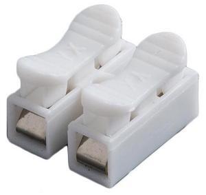 55 pieces of LED press-type quick 2-position CH-2 wire connector power strip solder-free terminal blocks in a box