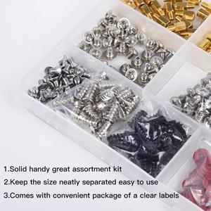 502PCS computer motherboard screw kit Motherboard bracket screws are suitable for DIY motherboards, graphics cards and hard drives