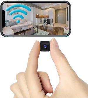 Mini Indoor Security Wireless Home Camera Small Outdoor WiFi Pet Cameras,2025 Upgraded 1296P Tiny Nanny Cam, Wide Angle,Night Vision, Home Indoor Outdoor Camera, No Need WiFi Camera,For Home Security