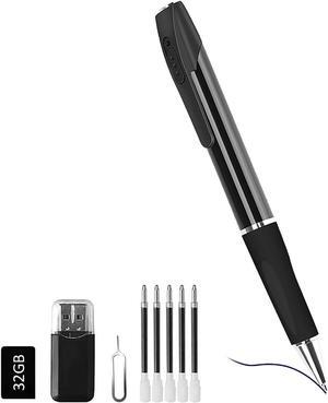 Mini Camera Pen Camera, HD 1080P Small Security Camera, 32GB Rechargeable Nanny Cam