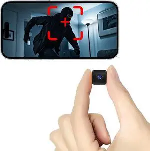 Roll over image to zoom in
Spy Camera Hidden Camera WiFi,HD1080P Wireless Mini Camera, Small Motion Detection Camera, Auto Night Vision Cameras for Home Security