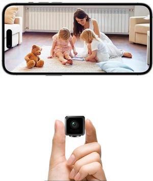 4K Hidden Spy Mini Camera WIFI Wireless Security Camera Small Home Indoor Outdoor Camera Micro Nanny Camera House Security Tiny Camera,Night Vision Motion Detection,For Home Office Car Security Camera