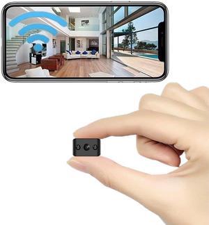 Mini Wireless Camera WIFI Security Camara Smallest 1080P HD Home Indoor Outdoor Cameras Room Dog Pet Cams, Nanny Cam 120 Angle Night Vision Tiny House Room Door Cam for Home,Can No Need WiFi Camera