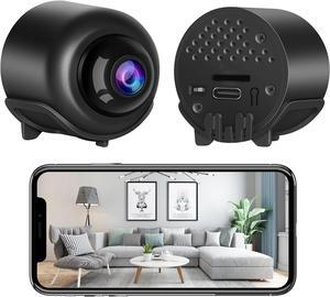 VSTARCAM Tiny WiFi Camera for Home Security 1Pcs, 3MP Portable HD Night Vision Motion Detection Remote Surveillance 120° Wide Angle Camera, Baby Monitor Small Motion Activated Camera Use with Wire