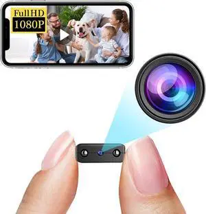 Smallest Wireless Wifi Camera,HD1080P Mini Security Camera with Video Recording Live Feed,Baby Monitor,Pet Camera With Night Vision,Motion Detection,Remote Viewing for Security with iOS Android APP