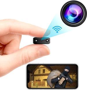 Smallest Smart Home Wireless Camera WiFi Security Camera 1080P HD Hidden Surveillance Cameras Motion Detection Night Vision Indoor App Cellphone Control