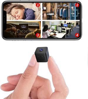 1080P Wireless Smart Home Camera WiFi Camera Nanny/pet Cameras Small Dome Camera for Security Build-in Battery/Indoor Camera with Night Vision/Phone App Remote Control