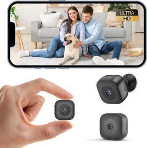 Hidden Camera,4K Wireless WiFi Mini Camera with App SD Card Storage, Portable Surveillance for Indoor