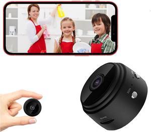 Mini Camera Hidden Camera, 1080P HD WiFi, Portable Nanny Cam Home Security Surveillance Baby Monitor, Outdoor/Indoor for Pets