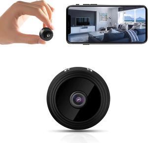 Mini Camera for Home Security 1080P HD Indoor Battery Mini Wireless WiFi Security Camera APP Control Pet Surveillance for Room Nanny Cam with Motion Detection Night Vision