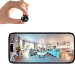 Spy Camera Hidden Camera,Nanny Cam Hidden Cameras,Micro Cameras Spy Wireless for Home,App Control with Motion Detection and Night Vision