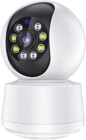 2K Indoor Security Camera, 2.4GHz/5GHz 360 View Pan/Tilt WiFi Cameras for Home Security, Pet Dog Baby Camera with Phone App, Motion Detection, Color Night Vision, 2-Way Audio, 24/7 SD Card Storage