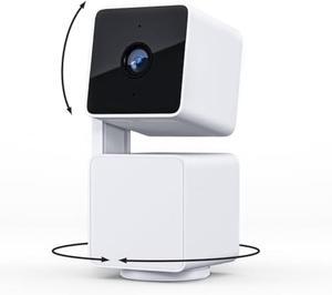 Indoor/Outdoor IP65 1080P 360° Pan/Tilt/Zoom Wi-Fi Smart Home Security Camera with Motion Tracking for Baby & Pet, Color Night Vision, Works with Alexa & Google Assistant, White
