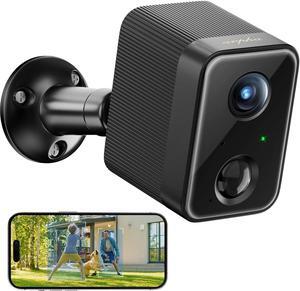 Wireless Outdoor Security Camera K03, 1080p Indoor and Outdoor Cameras for Home Security, 2.4g WiFi Camera with IP66 Waterproof, 2 Way Talk, Night Vision, PIR Human Detection, Cloud Storage