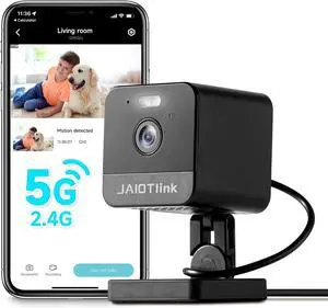 2K 2.4G/5G Dual-Band Security Camera Indoor, Plug-in Cameras for Home Security, Baby/Pet WiFi Camera with Phone App, Smart Night Vision, Motion Detection, 2-Way Talk